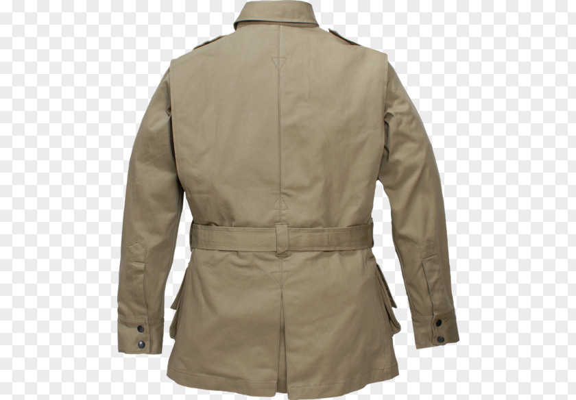 White Flight Jacket Trench Coat Khaki Overcoat PNG