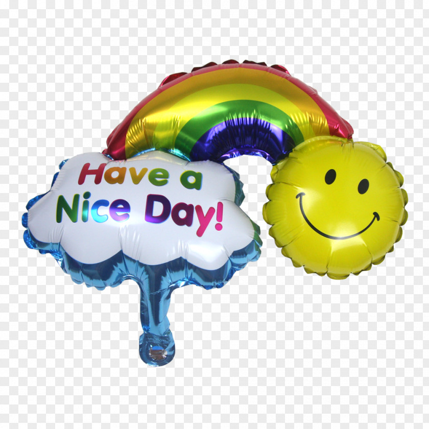 Balloon Mylar Inflatable Birthday Smiley PNG