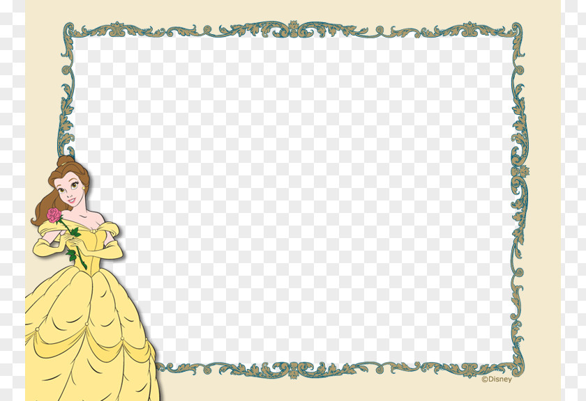 Princess Frame Template Material Child Photography PNG