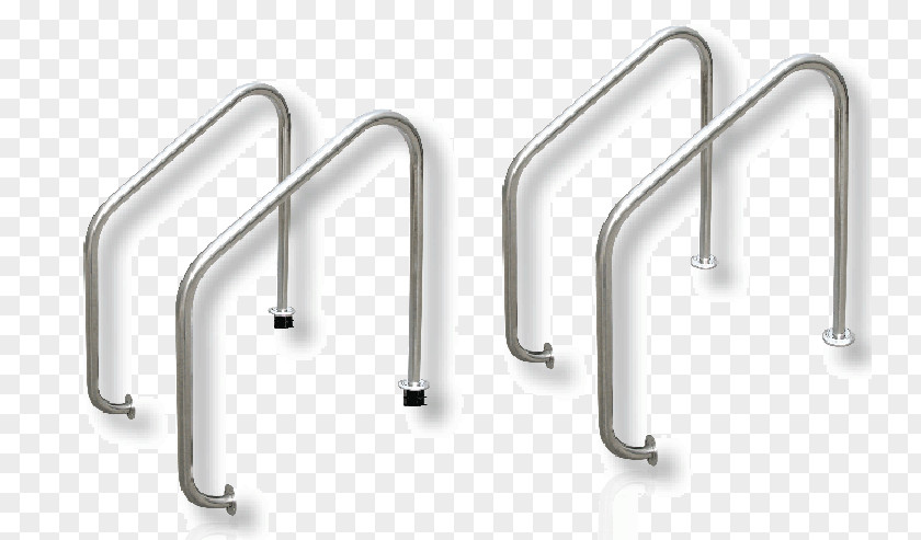 Sae 304 Stainless Steel Ladder Handrail Swimming Pool Stairs Trơn Trượt PNG