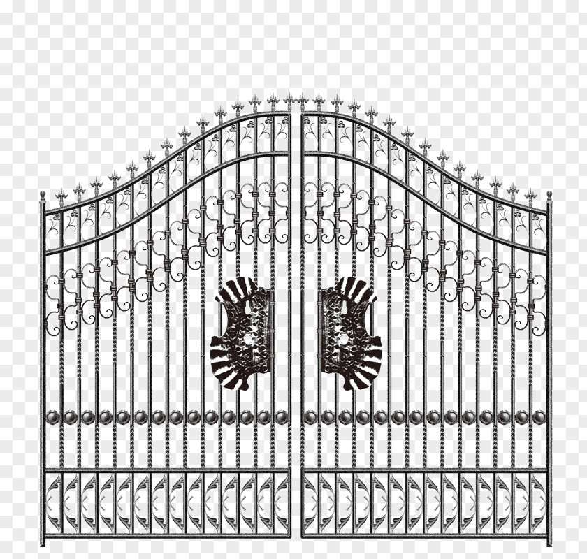 Door Electric Gates Wrought Iron Fence PNG