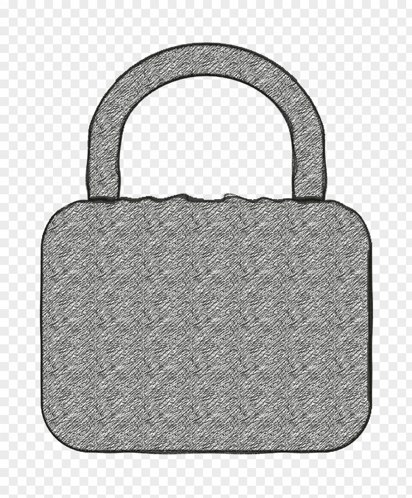 Metal Silver Locked Icon Essential Lock PNG