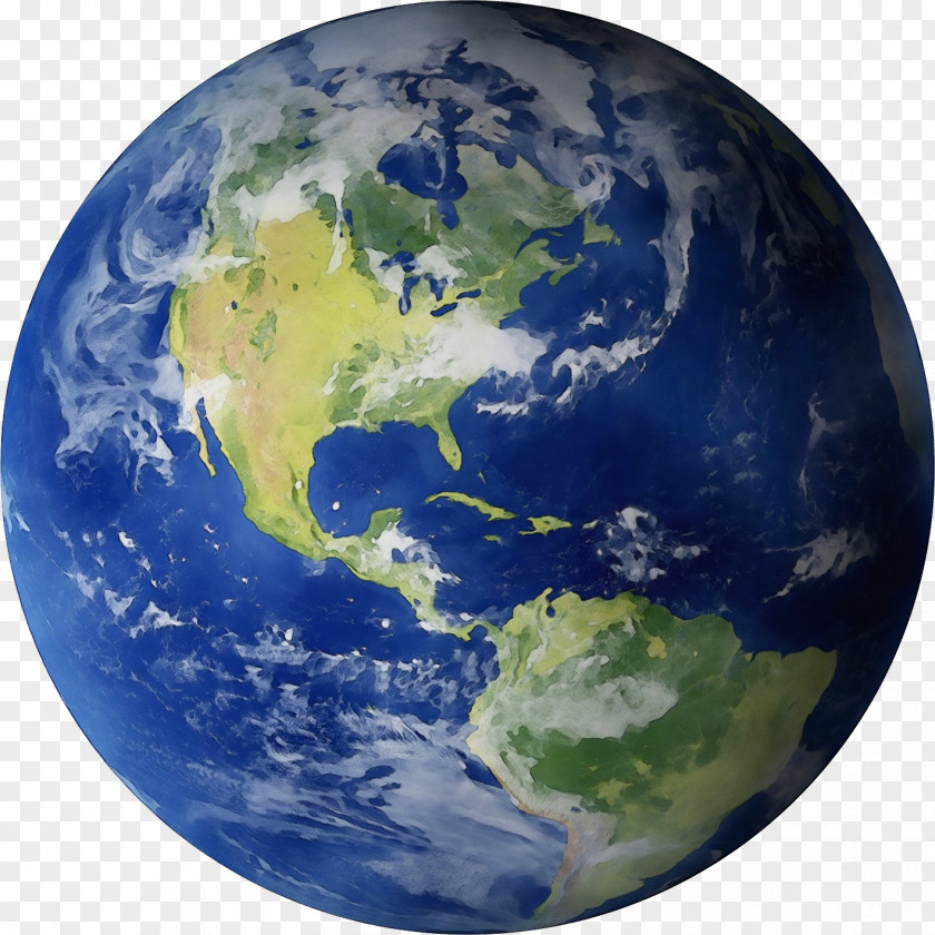 Outer Space Sphere Earth Map PNG