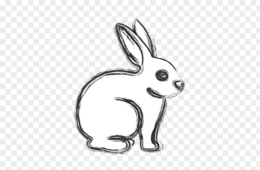 Rabbit Rabbits And Hares Line Art Hare Tail PNG
