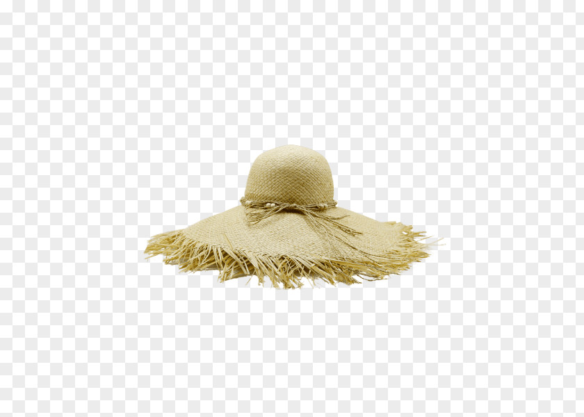 Strawhat Sun Hat Beige PNG