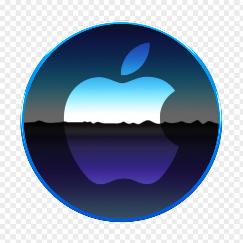 Symbol Reflection Apple Logo Background PNG