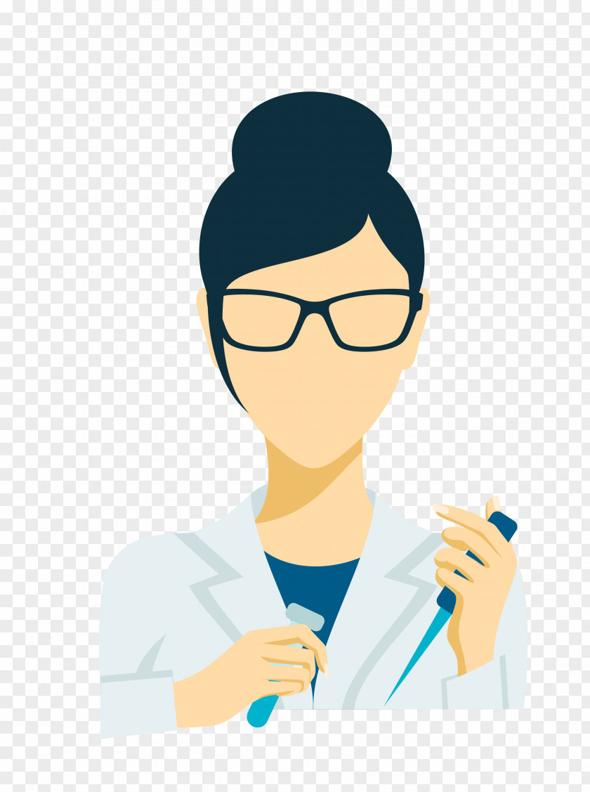 Vector Female Doctor Material Physician Euclidean Illustration PNG