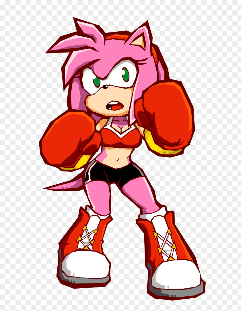 Amy Rose The Hedgehog Sonic Battle Rivals & Knuckles PNG