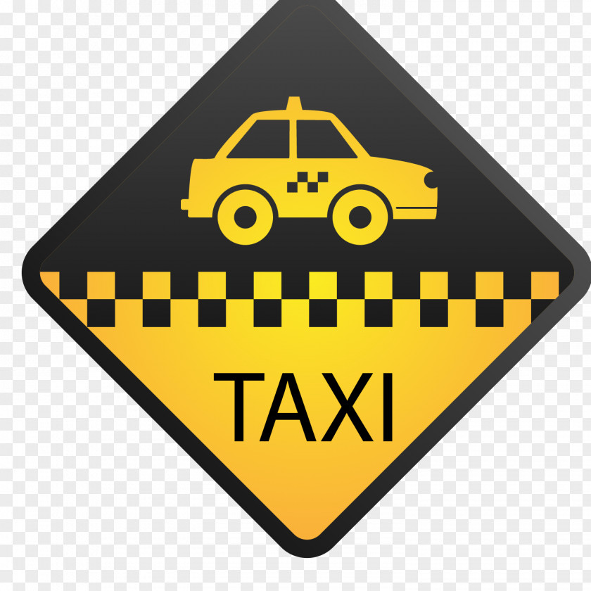 Diamond On The Road In Form Of Intelligent Traffic Taxi Rank Flughafentransfer Car Rental Taximeter PNG