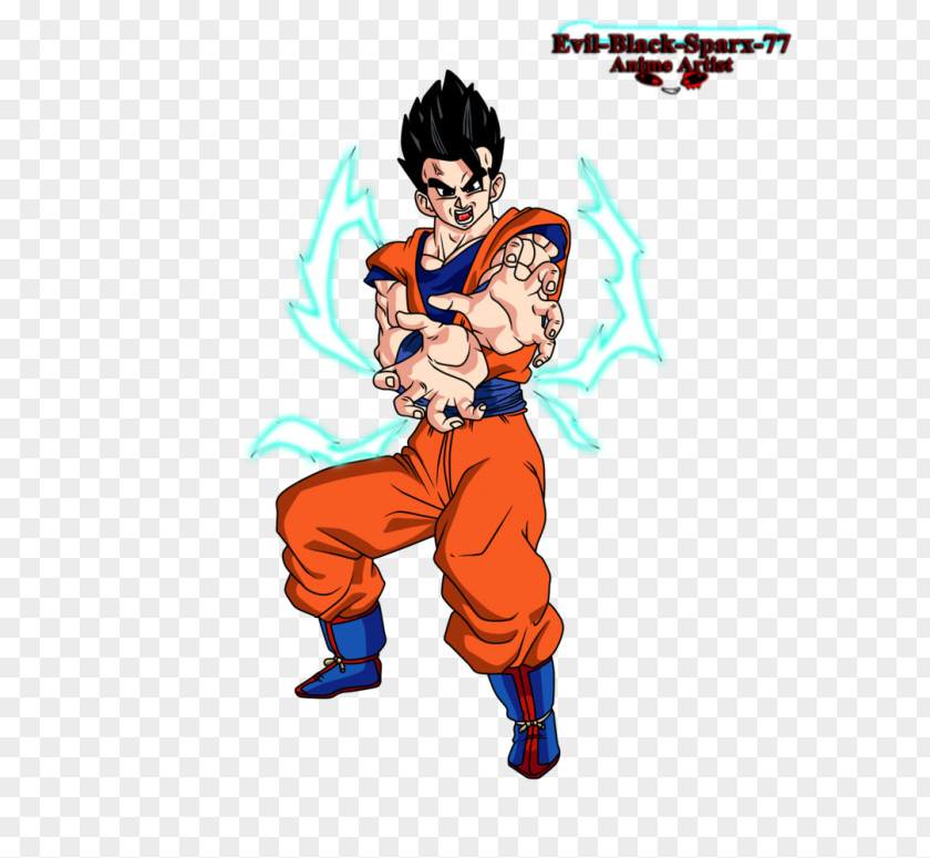 Dragon Ball Gohan Kamehameha Super Saiyan PNG