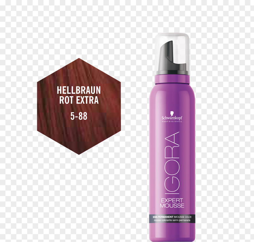 Light Schwarzkopf Hair Mousse Color PNG