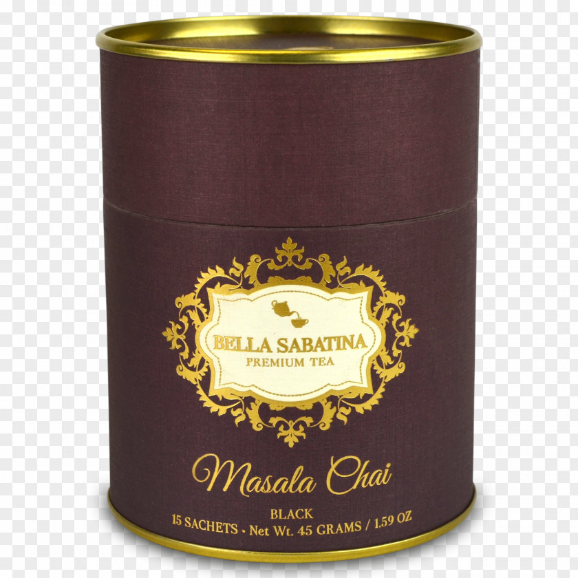 Masala Tea Bella Sabatina Shoppe Chai Caddy Organic Food PNG