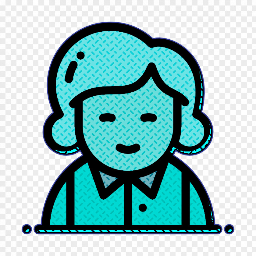 Avatars Icon Grandmother Old Woman PNG