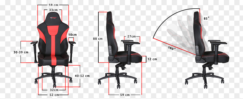 Comfortable Chairs Office & Desk Gaming Chair PNG