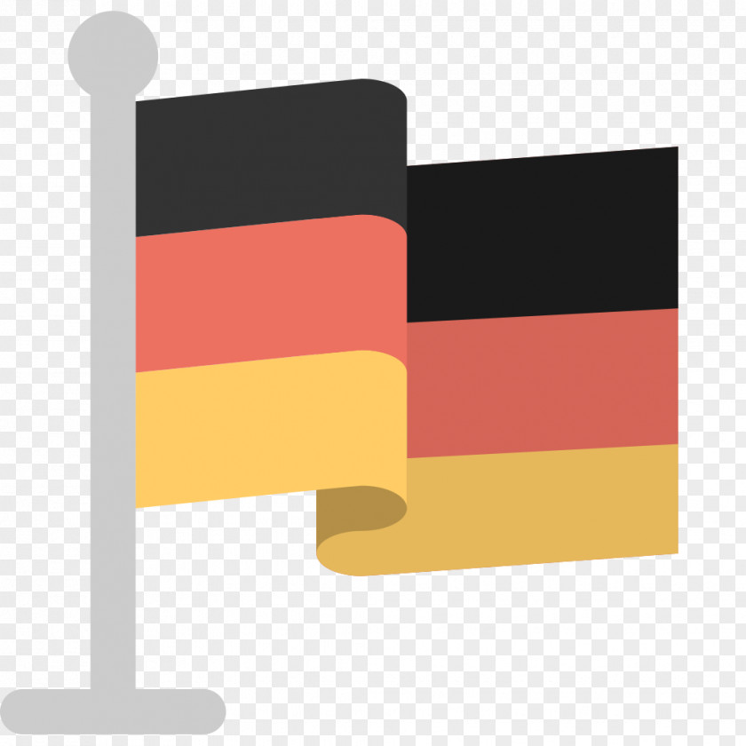 Flag Of Germany Icon Design PNG