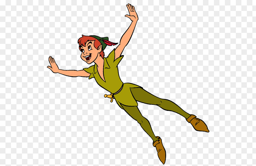 Flying Peter Pan Tinker Bell Captain Hook Clip Art PNG