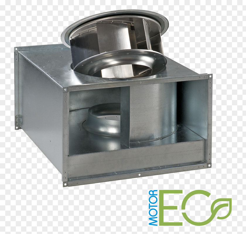 Rectangular Title Box Centrifugal Fan Ducted Ventilation PNG