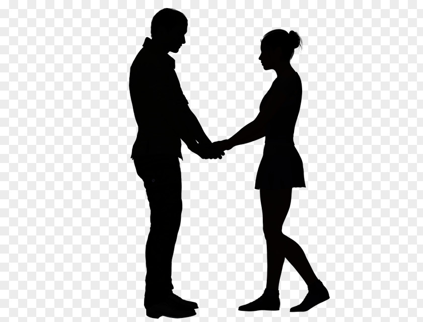 Silhouette Clip Art Image Couple PNG