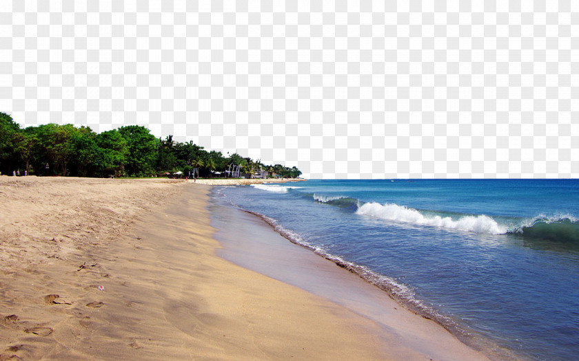 Kuta Beach Scenery Sea Coast PNG