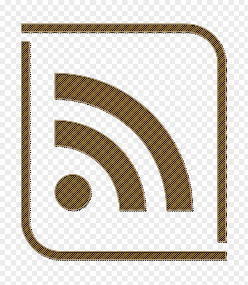 Symbol Beige Blog Icon News Rss PNG