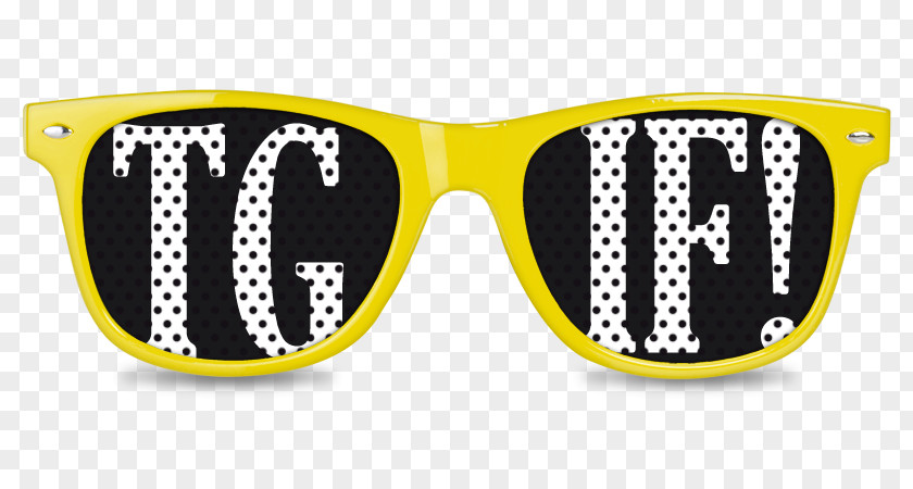 Thank God Goggles T.G.I.F. Sunglasses Week PNG