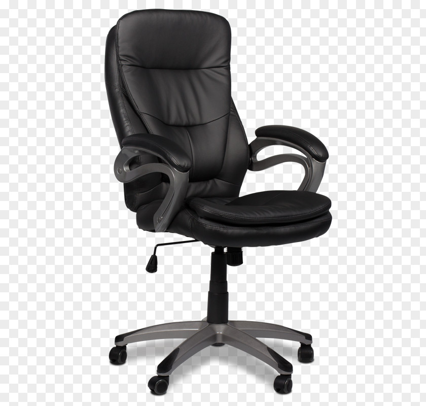 Chair Office & Desk Chairs Bonded Leather Furniture PNG