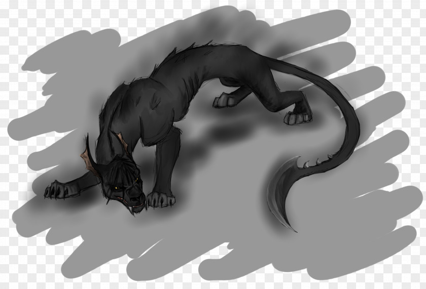 Demon Drawing Bajang Cat Darknus Digital Art PNG