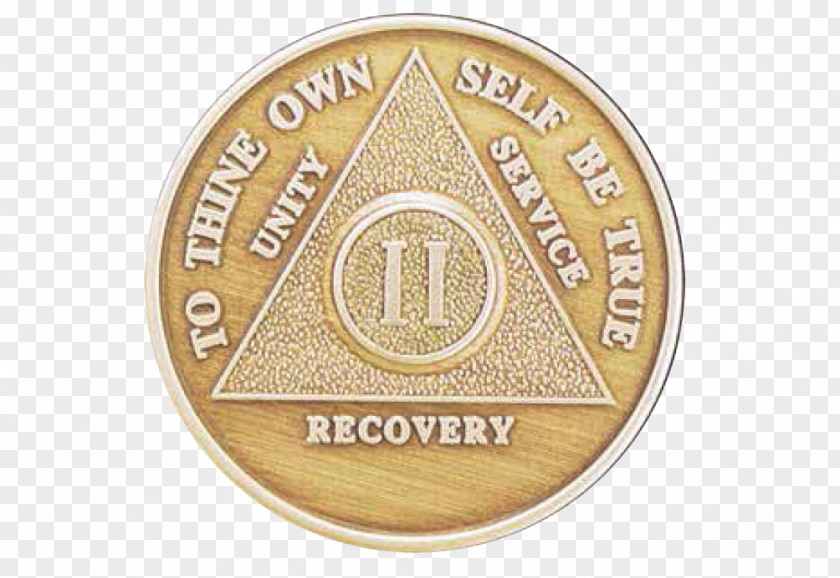 Hand-painted Elk Alcoholics Anonymous Sobriety Coin The Big Book Medal PNG