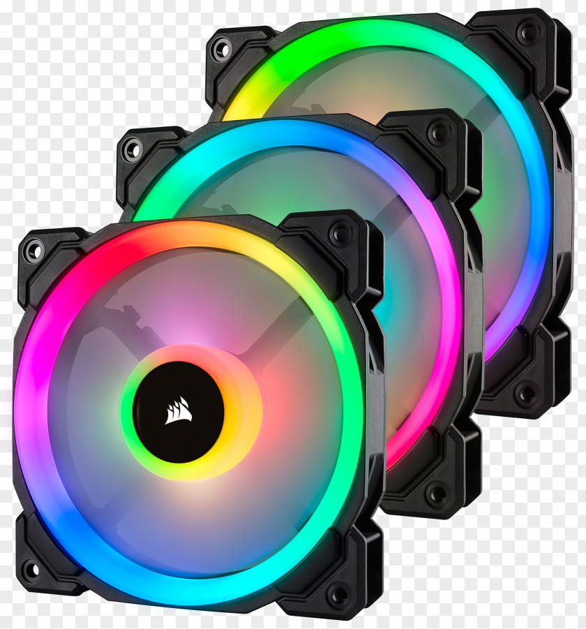 Symphony Lighting Computer Cases & Housings Light Fan Corsair Components RGB Color Space PNG