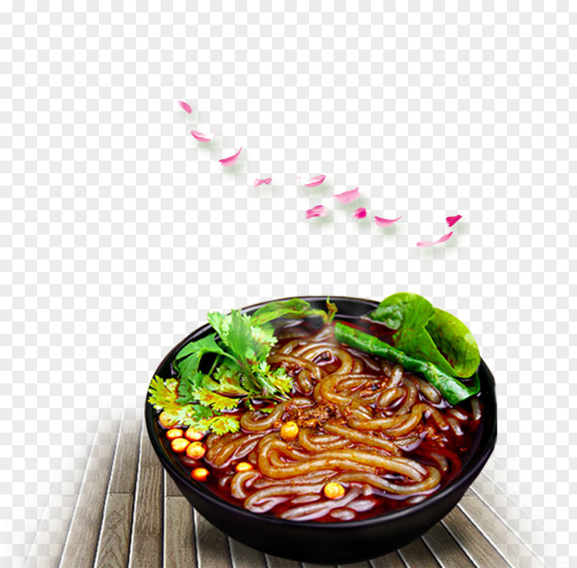 A Bowl Of Potato Powder Chongqing Sichuan Hot And Sour Noodle Instant Soup PNG
