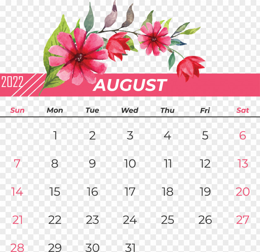 Calendar Flower Font Petal Meter PNG