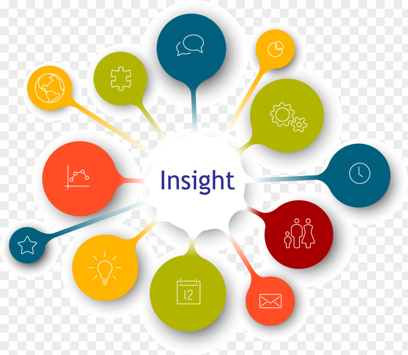Insight Diagram Infographic Timeline Chart Template PNG