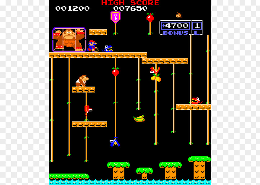 Arcade Game Donkey Kong Jr. Country Super Mario Bros. PNG