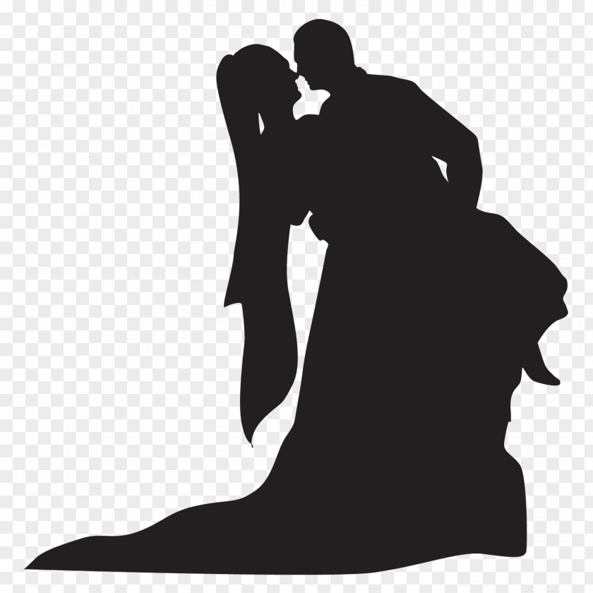 Brideampgroom Silhouette Wedding Invitation Bridegroom Vector Graphics PNG