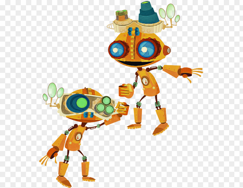 Cartoon Robot Technology Toy PNG