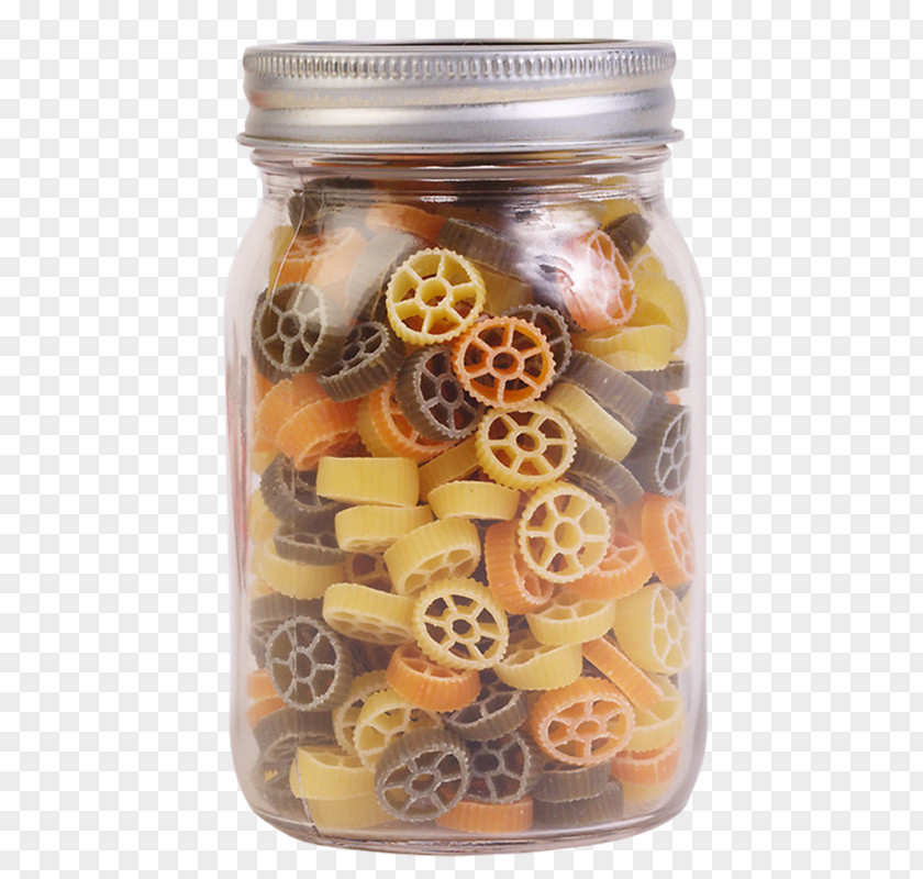 A Jar Of Biscuits Pasta Italian Cuisine Macaroni Spaghetti Clip Art PNG