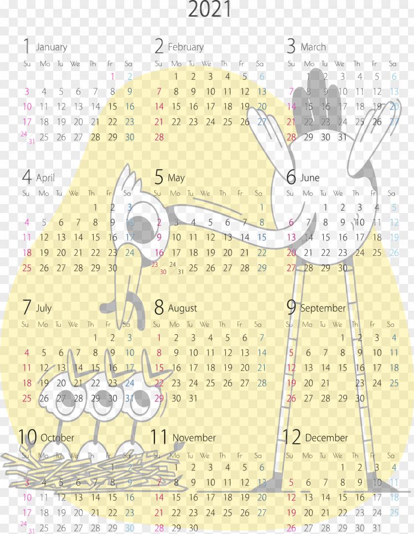 Cartoon Maya Calendar 2021 System 2020 PNG