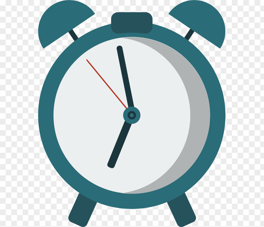 Flat Alarm Clock PNG