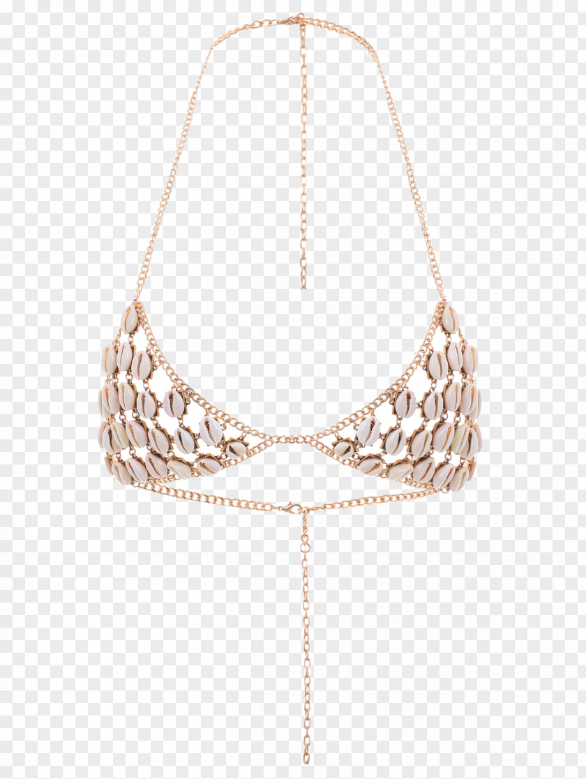 Gold Chain Jewellery Belly Necklace Bra PNG
