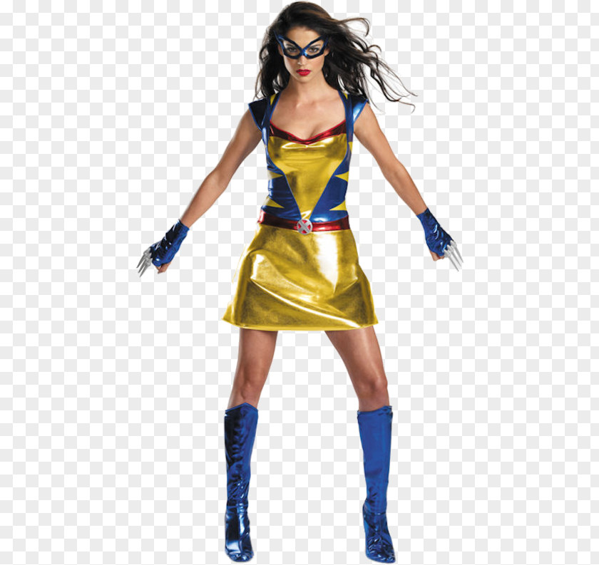 Wolverine Halloween Costume Woman Superhero PNG