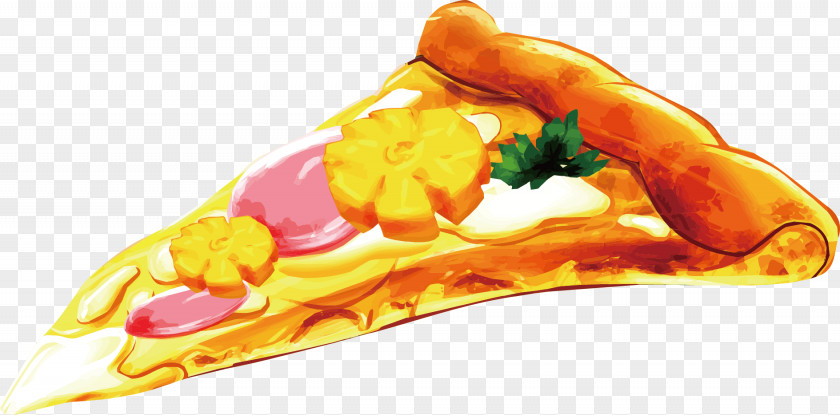 Ham Pizza Vector Hot Dog PNG
