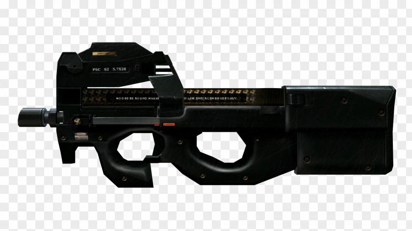 Machine Gun FN P90 Weapon Airsoft Guns Firearm PNG