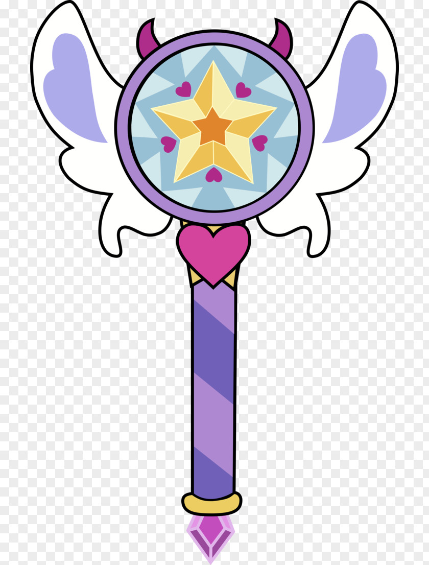 Wand Butterfly Marco Diaz Star Divide PNG