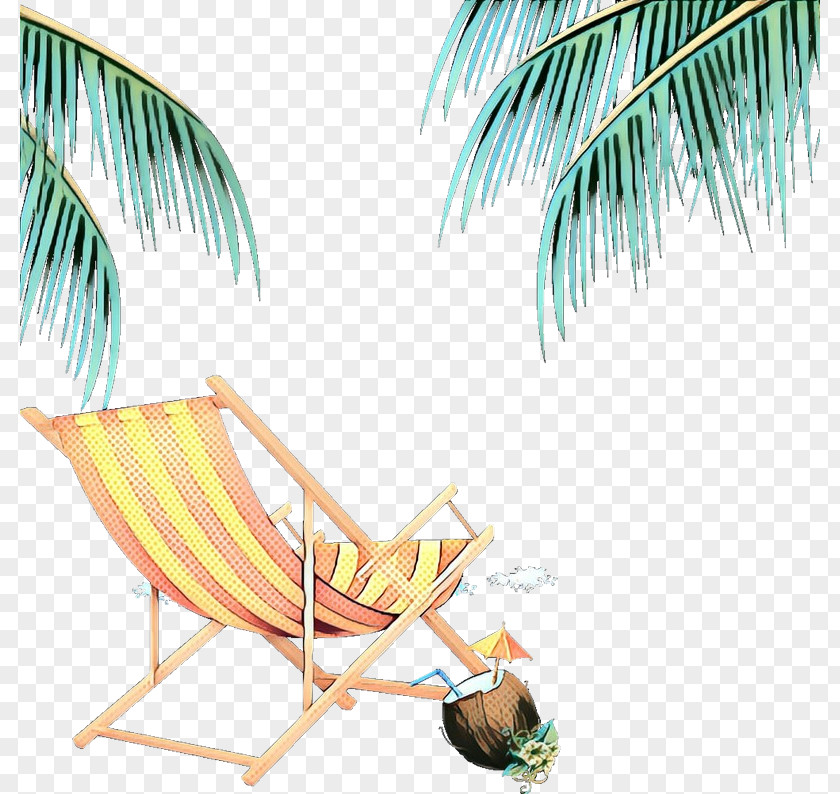 Caribbean Leisure Coconut Tree Cartoon PNG