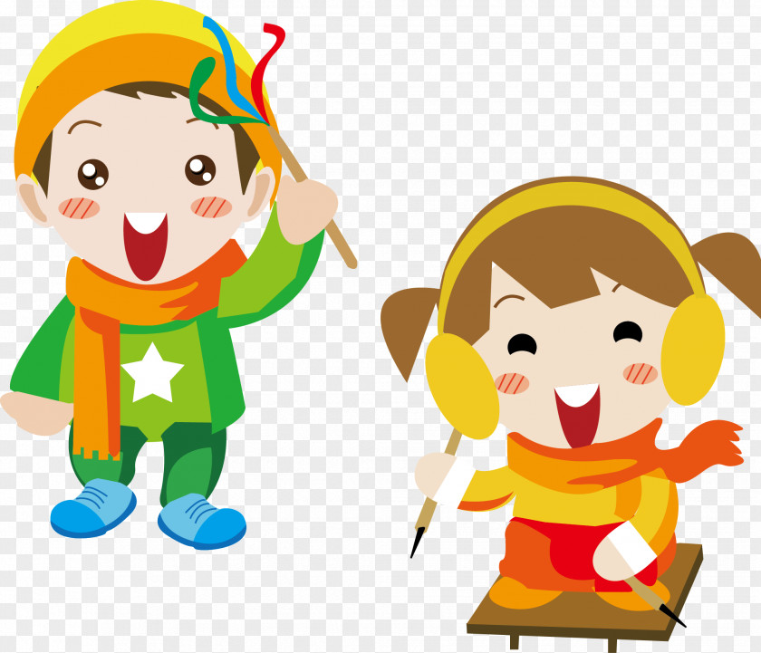 Cute Kids Child Cartoon Animation Illustration PNG