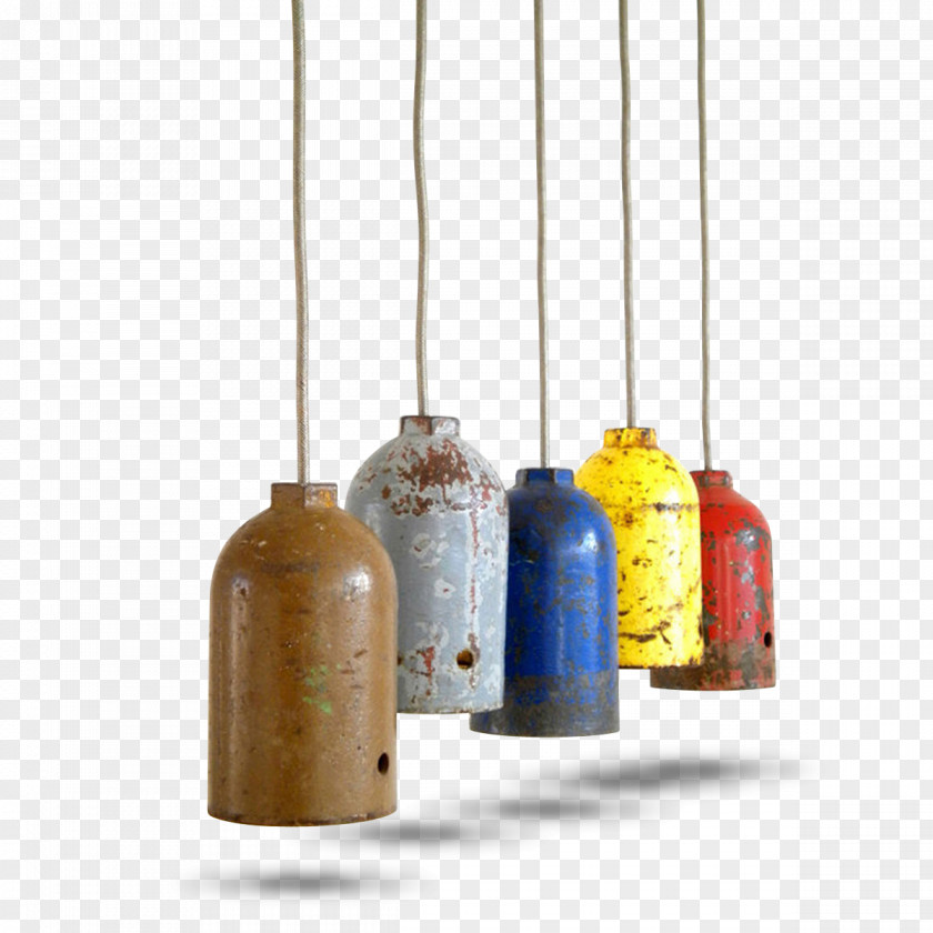 Cylinder Chandelier Gas Recycling Pendant Light Furniture Lighting PNG