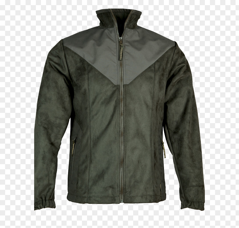 Jacket Leather Polar Fleece Grey PNG