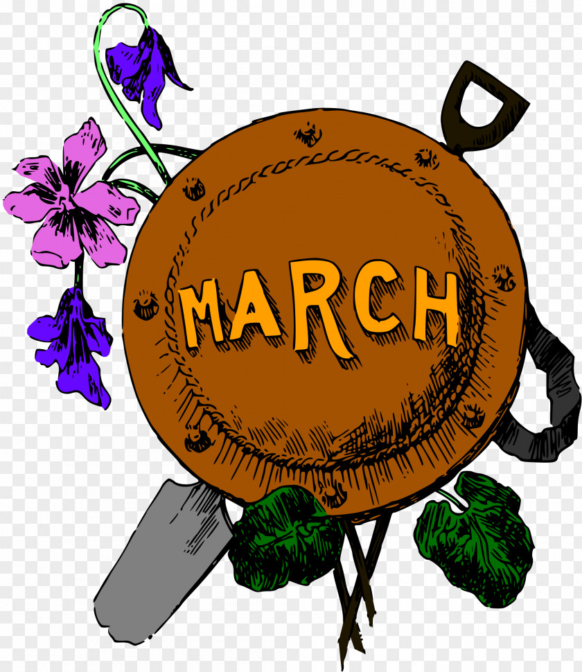 The Month Calendar March Clip Art PNG