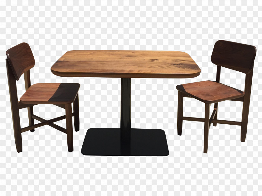 Cafe Table Chair Furniture Dining Room PNG