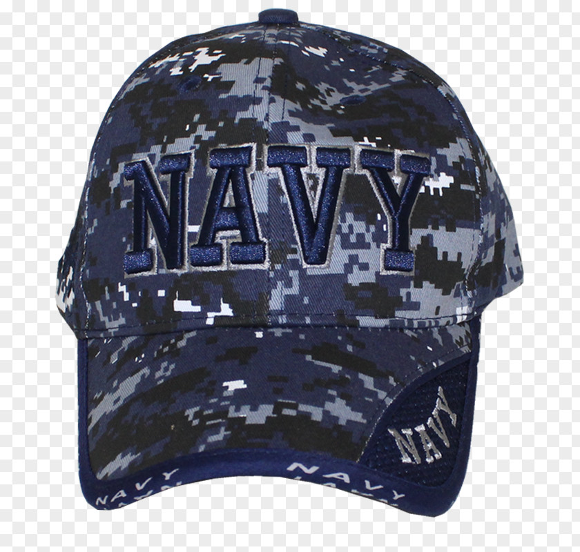 Camo Hat Baseball Cap United States Navy Military Camouflage PNG